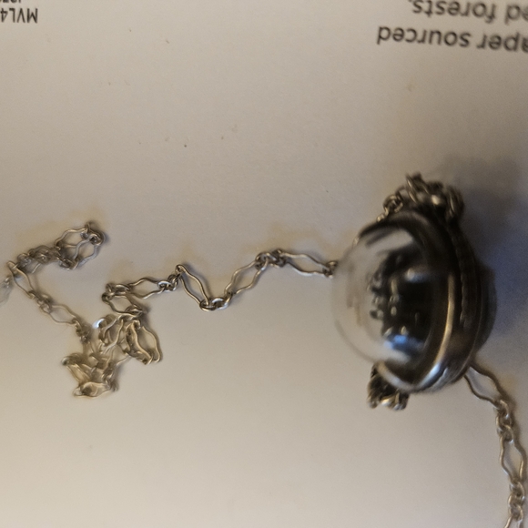 Omnia Studios Silver Graveyard Pendant Necklace - Picture 2 of 10